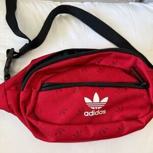 Adidas Bold Red Belt Bag